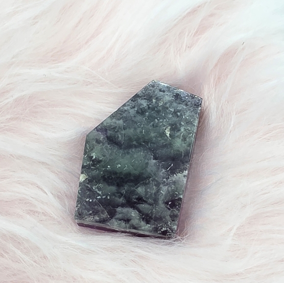 Purple Rainbow Fluorite Crystal Stone Slab - Picture 9 of 10